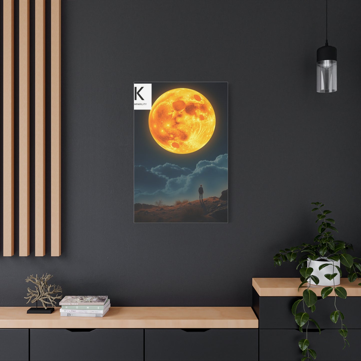 Moonlit Harmony Canvas Wall Art & Canvas Print