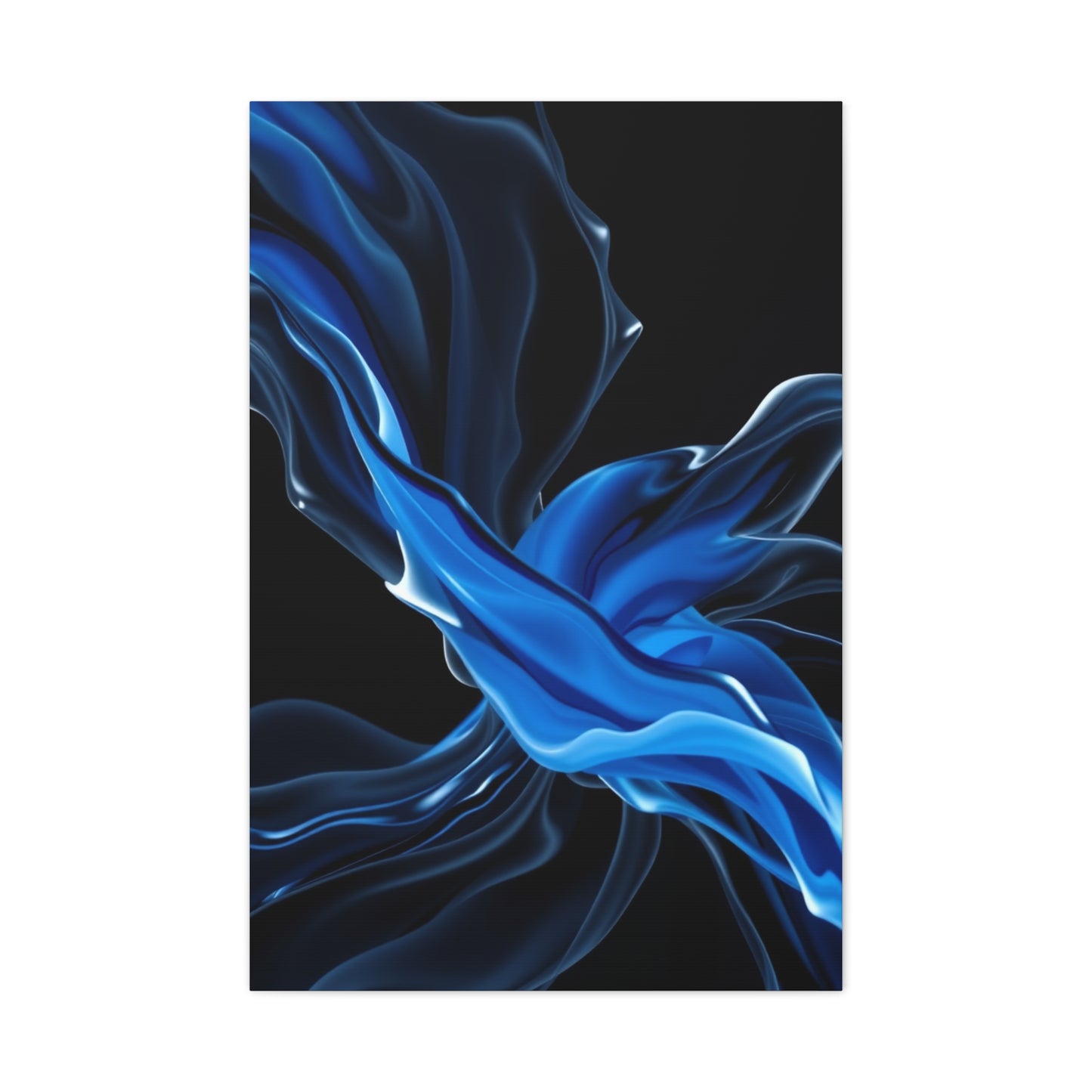 Supreme Black, White & Blue Art Collection Wall Art & Canvas Print