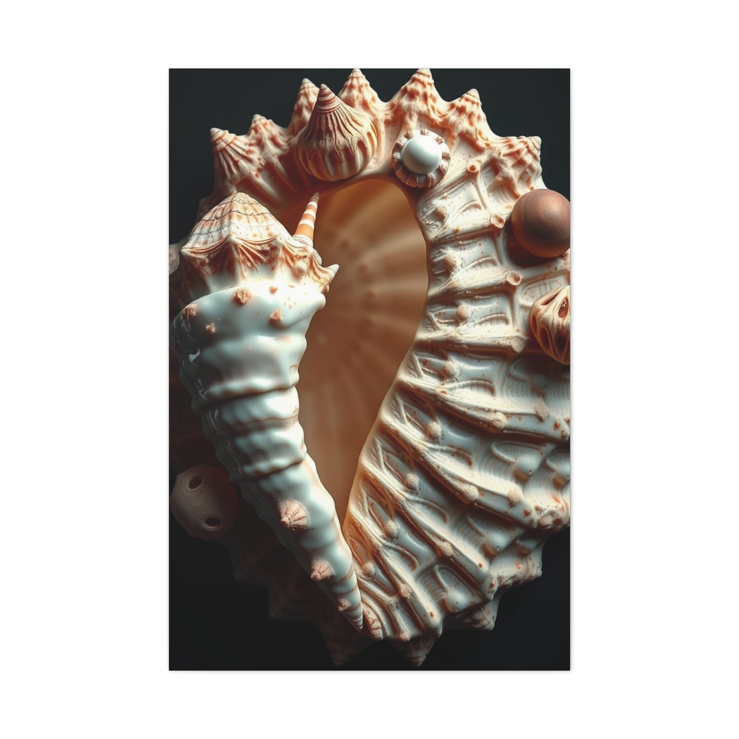 Masterpiece Shells Art Vision Wall Art & Canvas Print