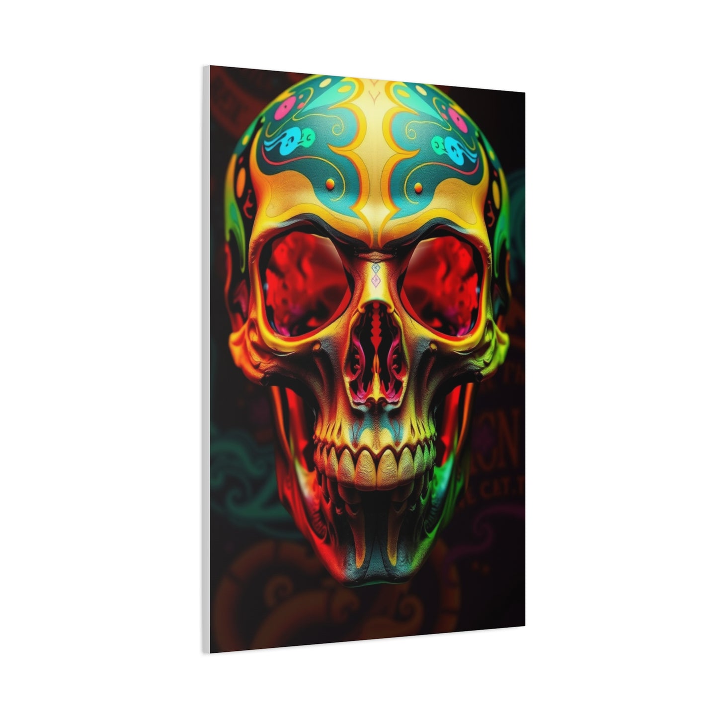 Ethereal Skull Illusion Wall Art & Canvas Print