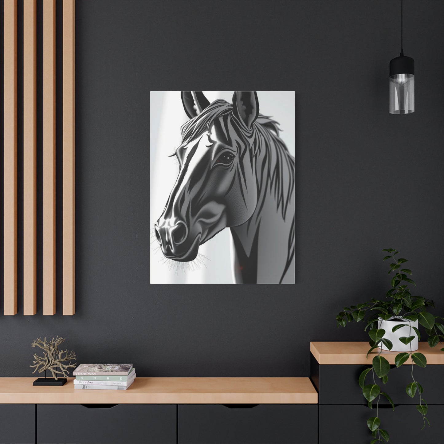 Vision Black and White Illustrations Art Art Wall Art & Canvas Print