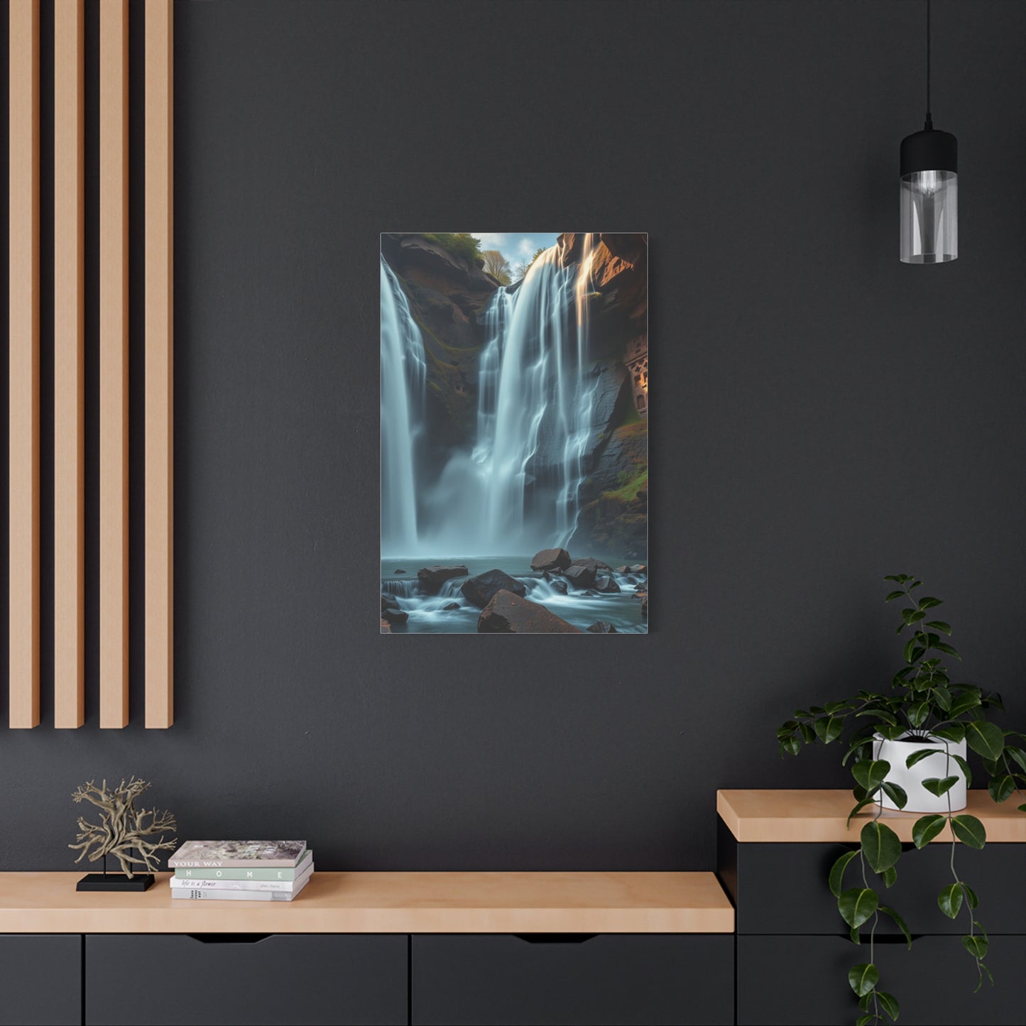 Ethereal Torrent Composition Wall Art & Canvas Print