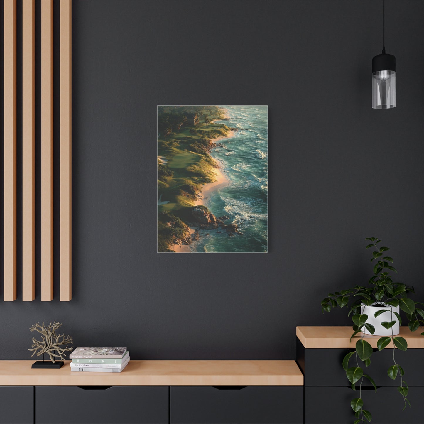 Coastal Links Golf Course Aerial Wall Art & Canvas Print