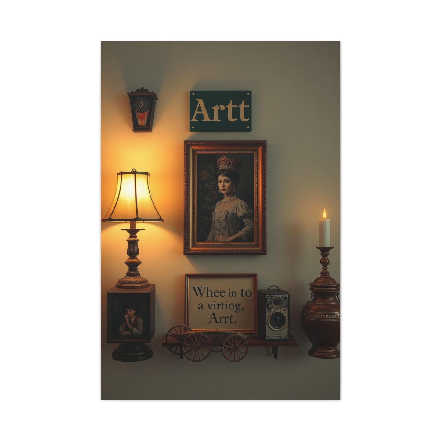 Nostalgic Harmony Canvas Wall Art & Canvas Print