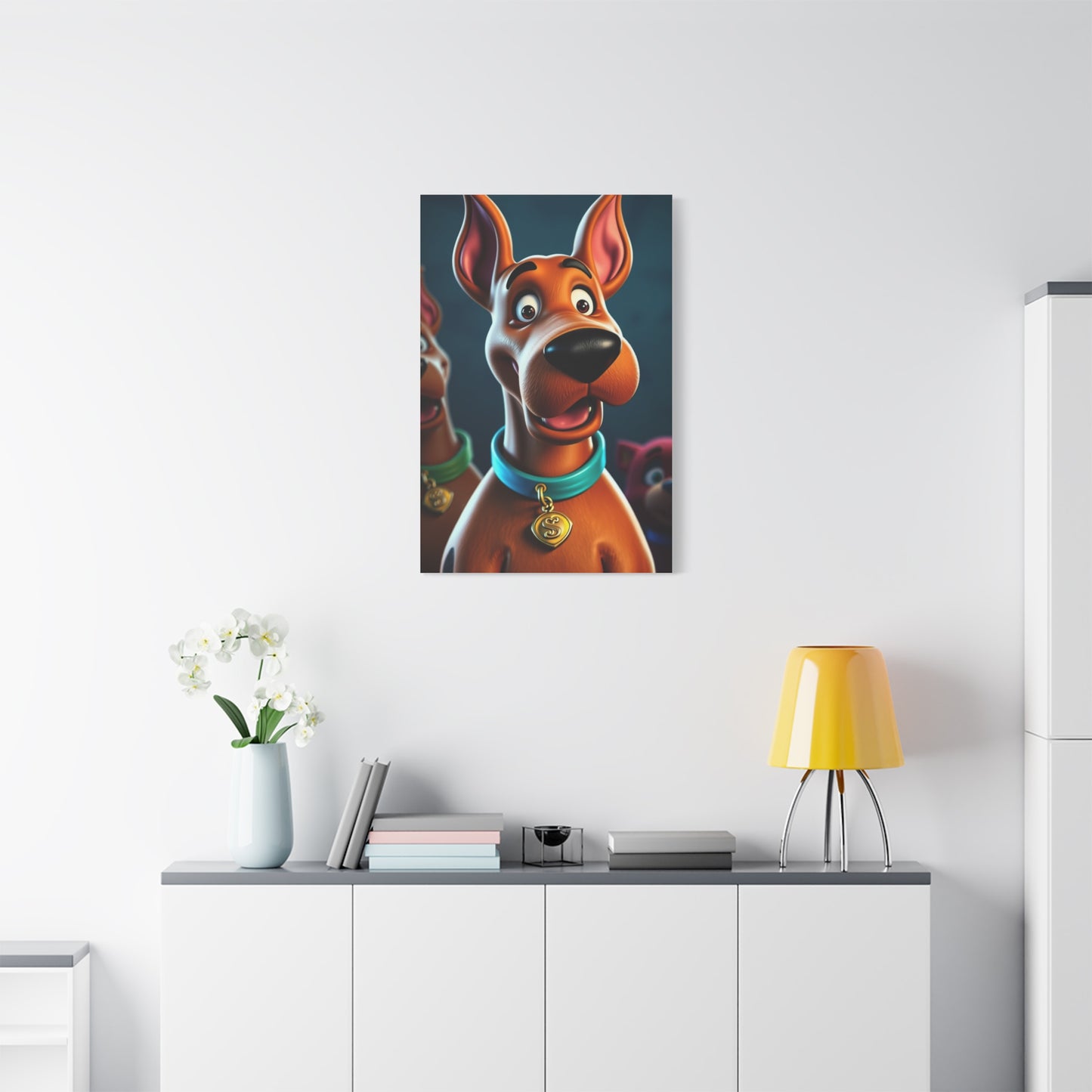 Scooby-Doo (TV Series) Characters Art Refined Canvas Wall Art & Canvas Print