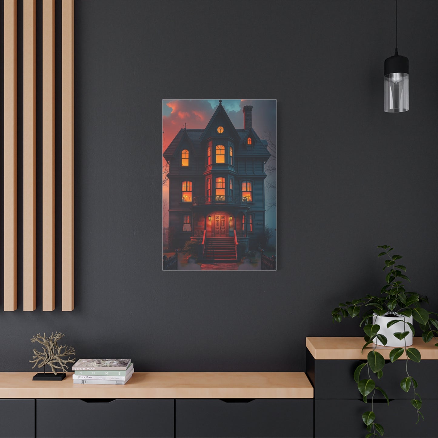 Masterpiece Haunted House Art Vision Wall Art & Canvas Print