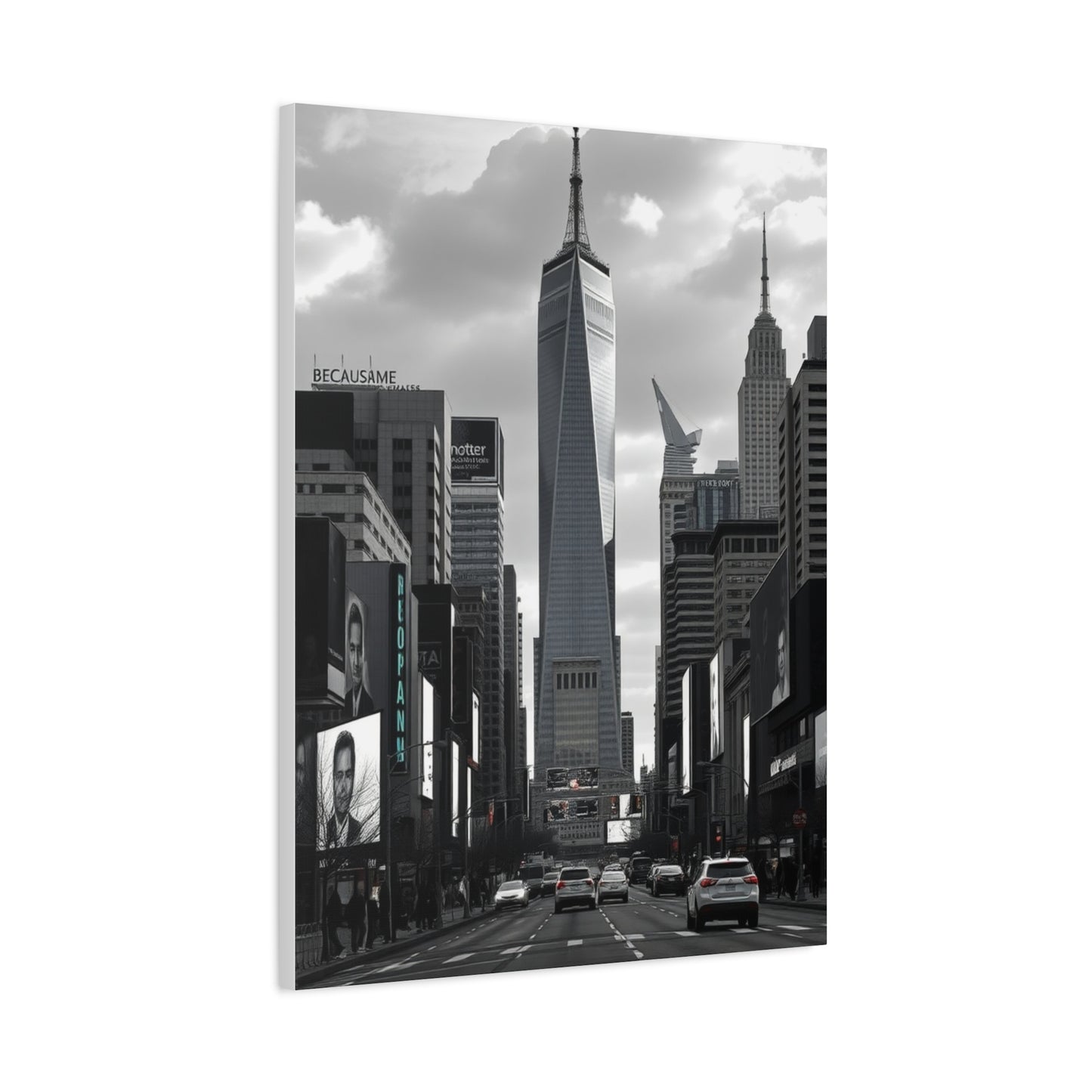 Supreme Black & White Cityscapes Art Collection Wall Art & Canvas Print