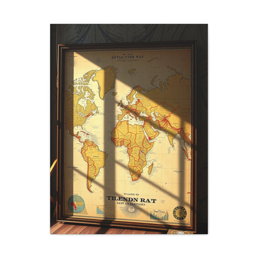 Elite Antique Maps Art Vision Wall Art & Canvas Print