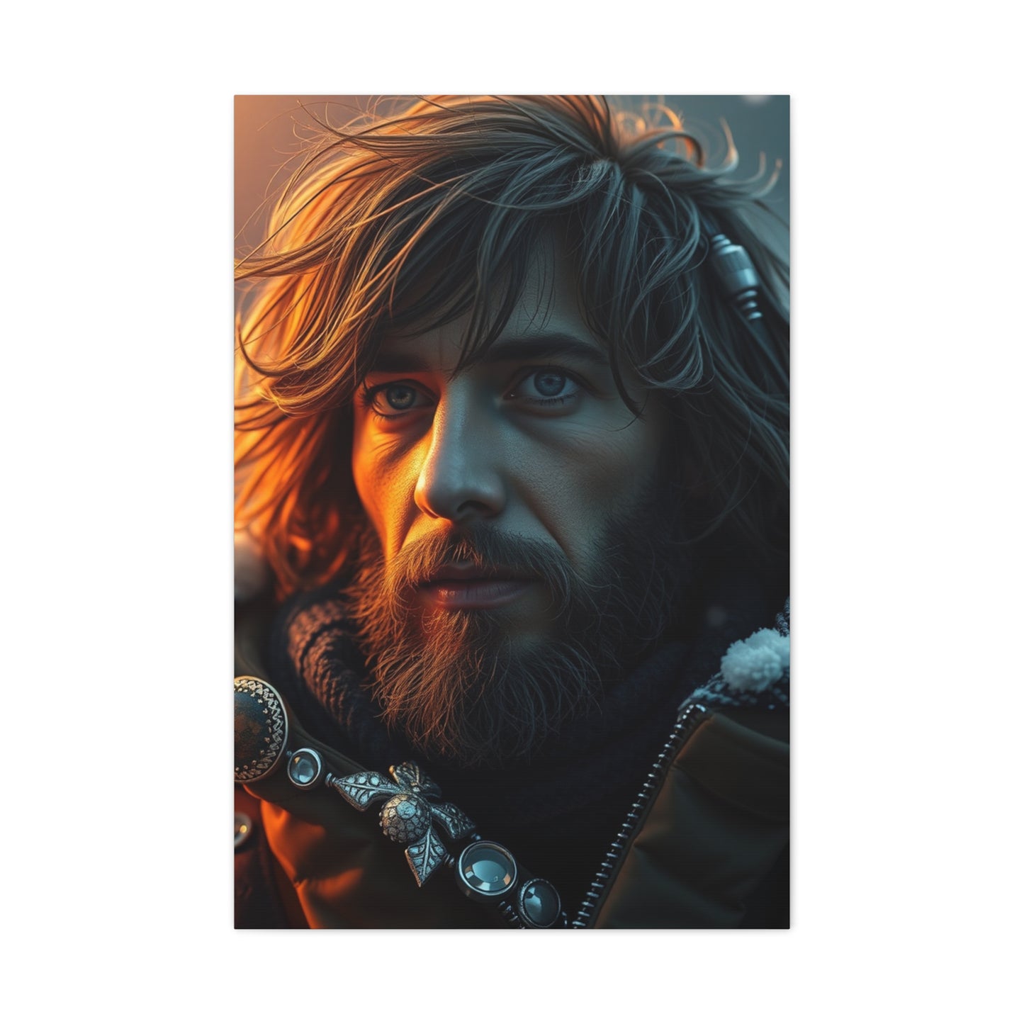 Radiant Ember Canvas Wall Art & Canvas Print