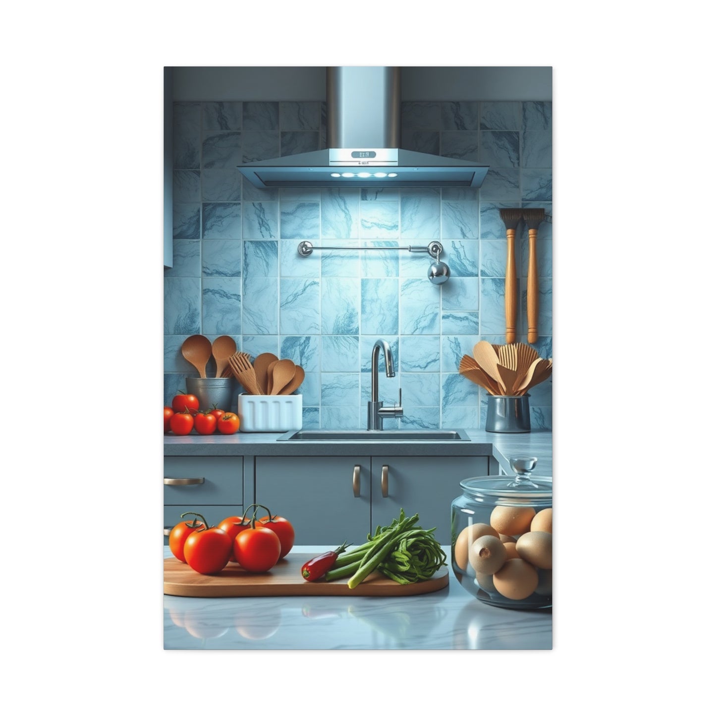 Culinary Elegance Tableau Wall Art & Canvas Print