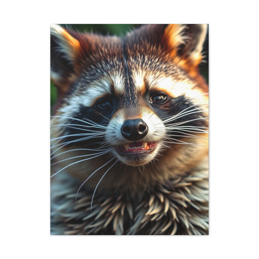 Masterpiece Raccoon Art Vision Wall Art & Canvas Print