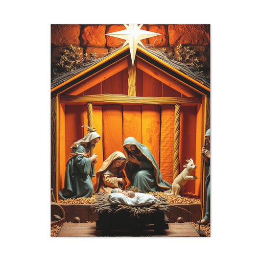 Celestial Nativity Masterpiece Wall Art & Canvas Print