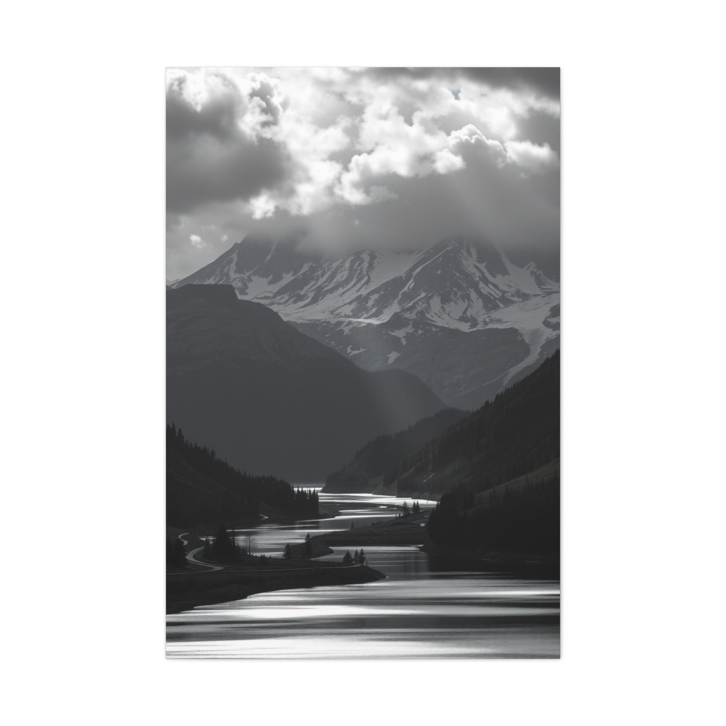 Collection Black & White Scenic Landscapes Art Art Wall Art & Canvas Print