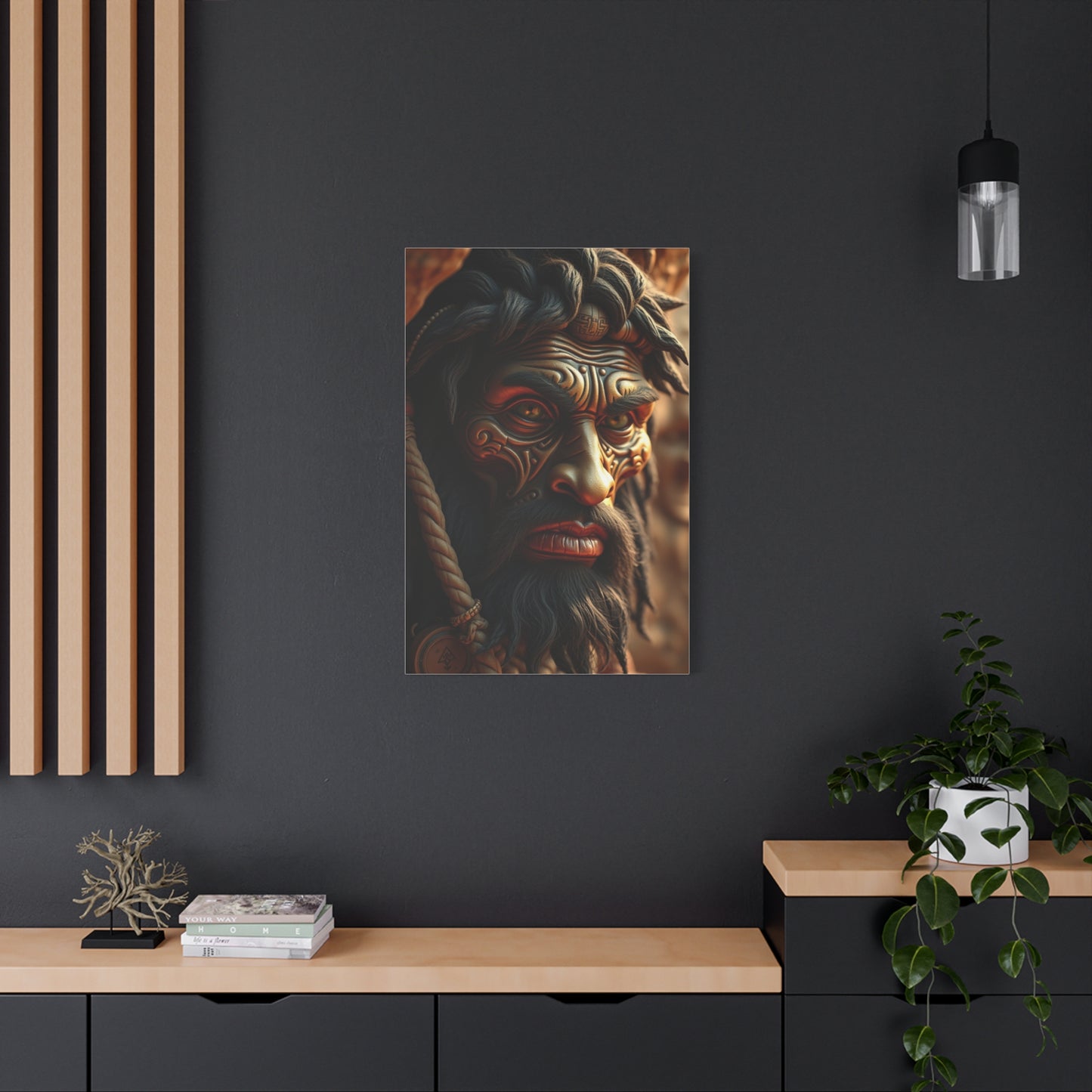 Cave Man Art Luxury Canvas Wall Art & Canvas Print