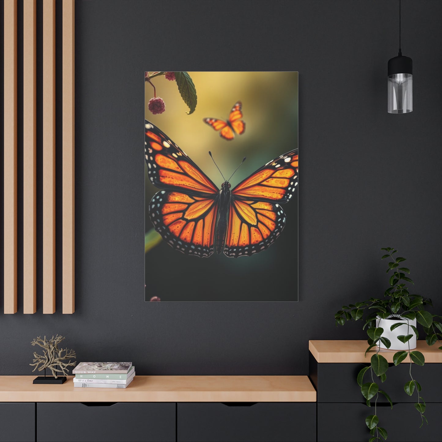 Monarch Butterflies Art Refined Canvas Wall Art & Canvas Print