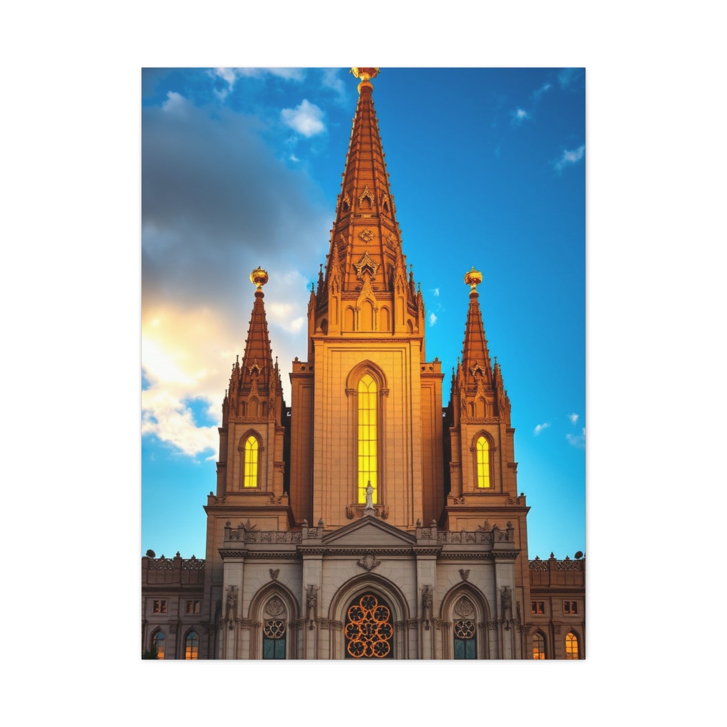 The LDS Temple Art Supreme Gallery Wall Art & Canvas Print