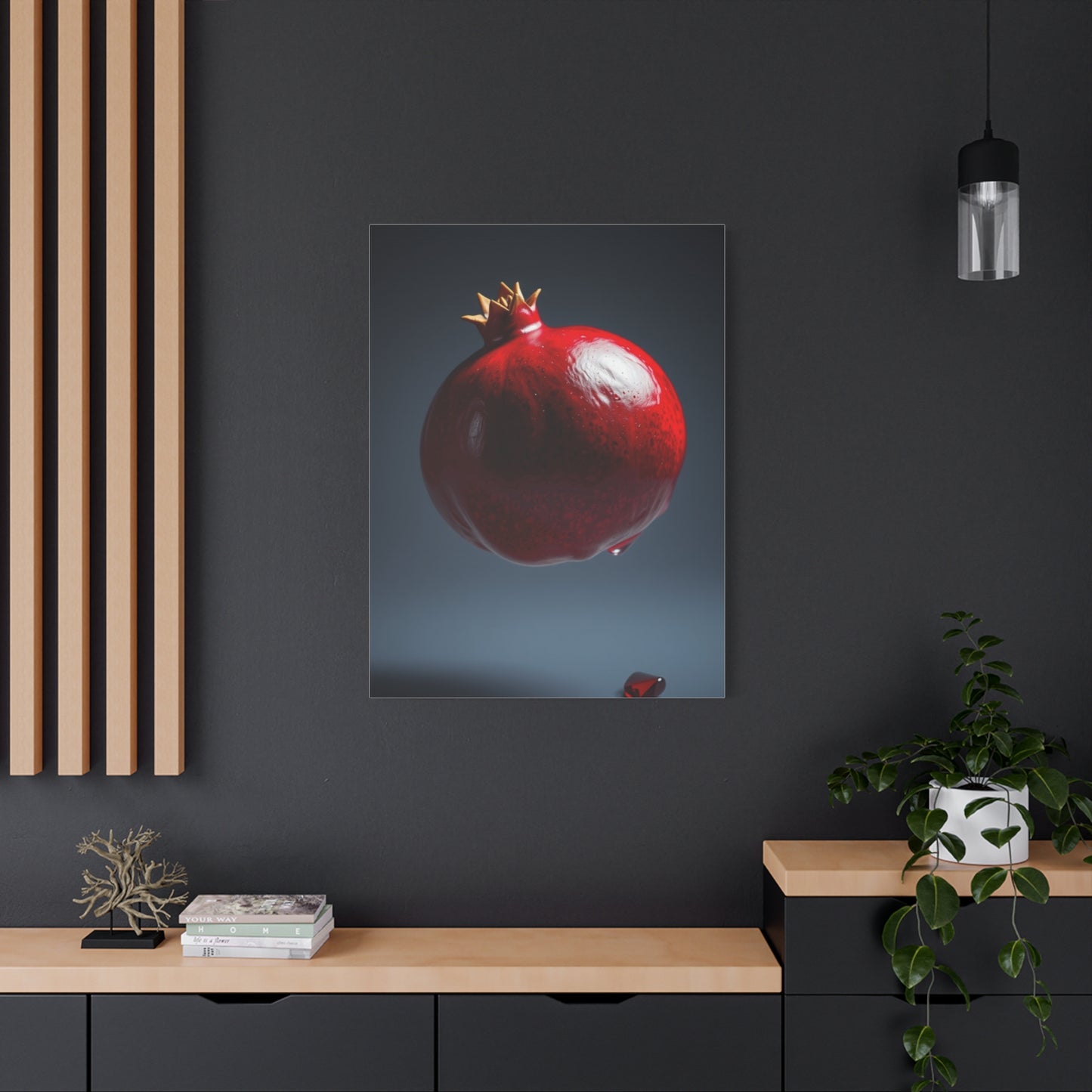 Crimson Twilight Elegance Wall Art & Canvas Print