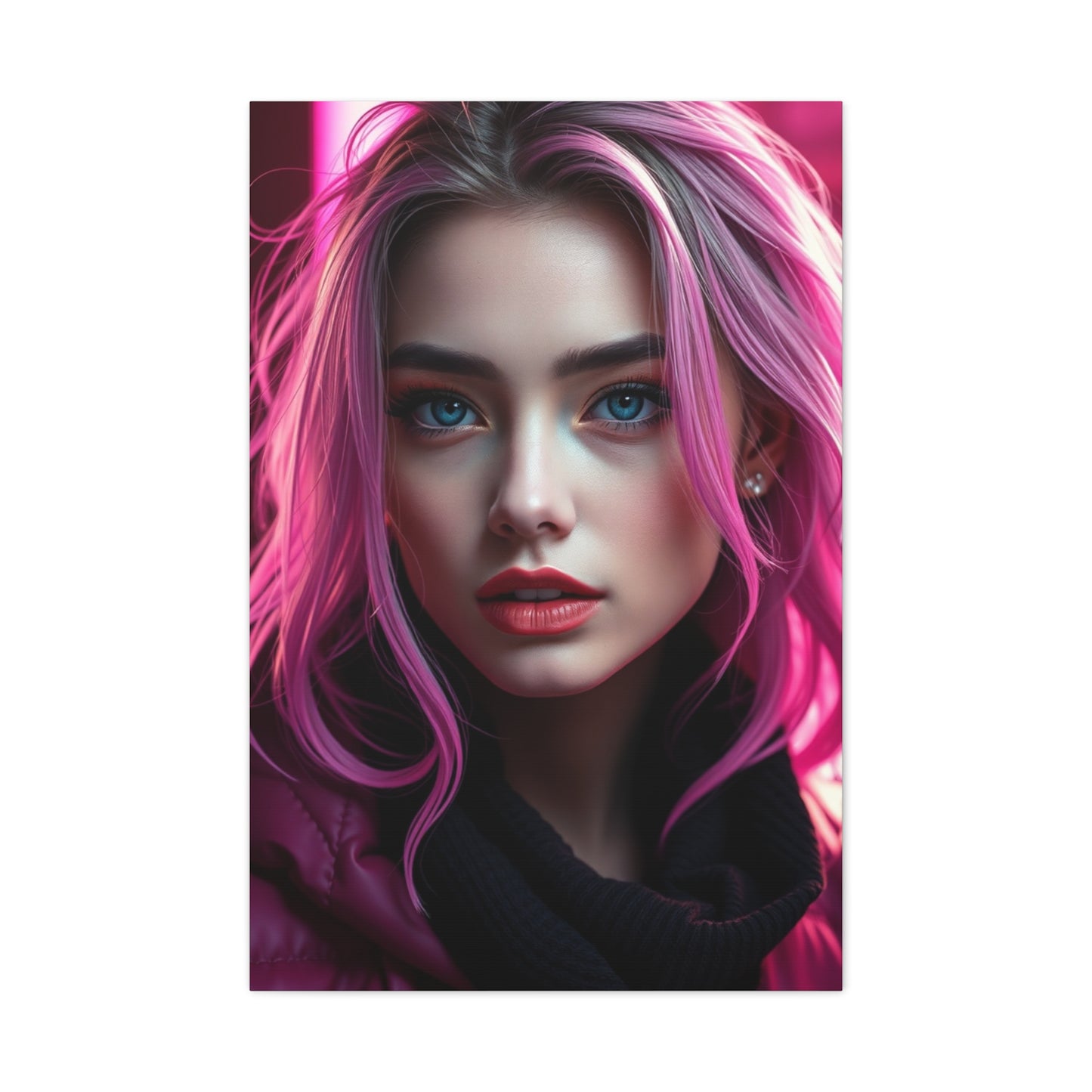 Chic Fuchsia Tapestry Wall Art & Canvas Print