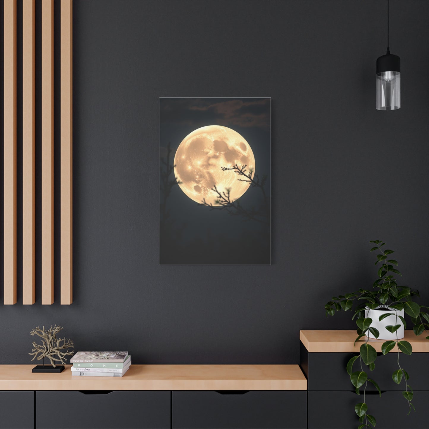 Elite Full Moon Art Vision Wall Art & Canvas Print