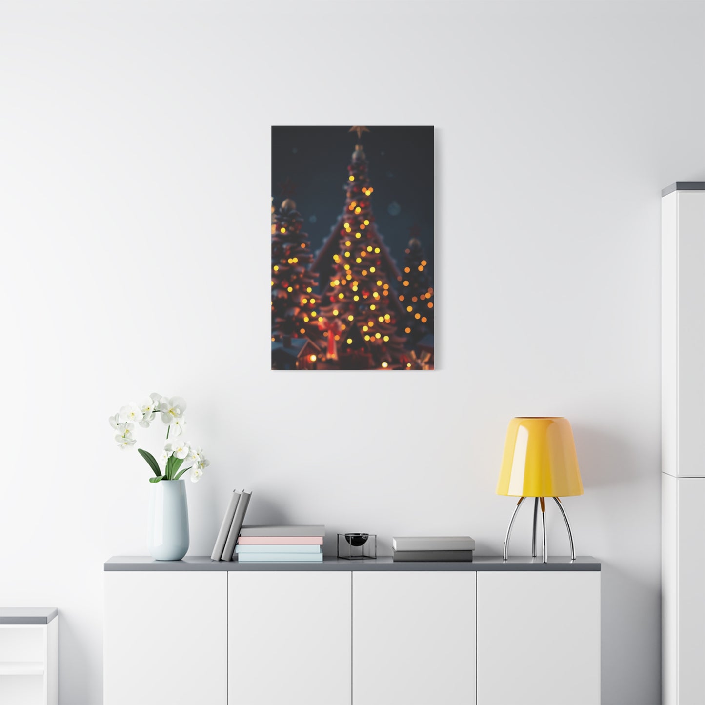 Vision Black Christmas Art Art Wall Art & Canvas Print