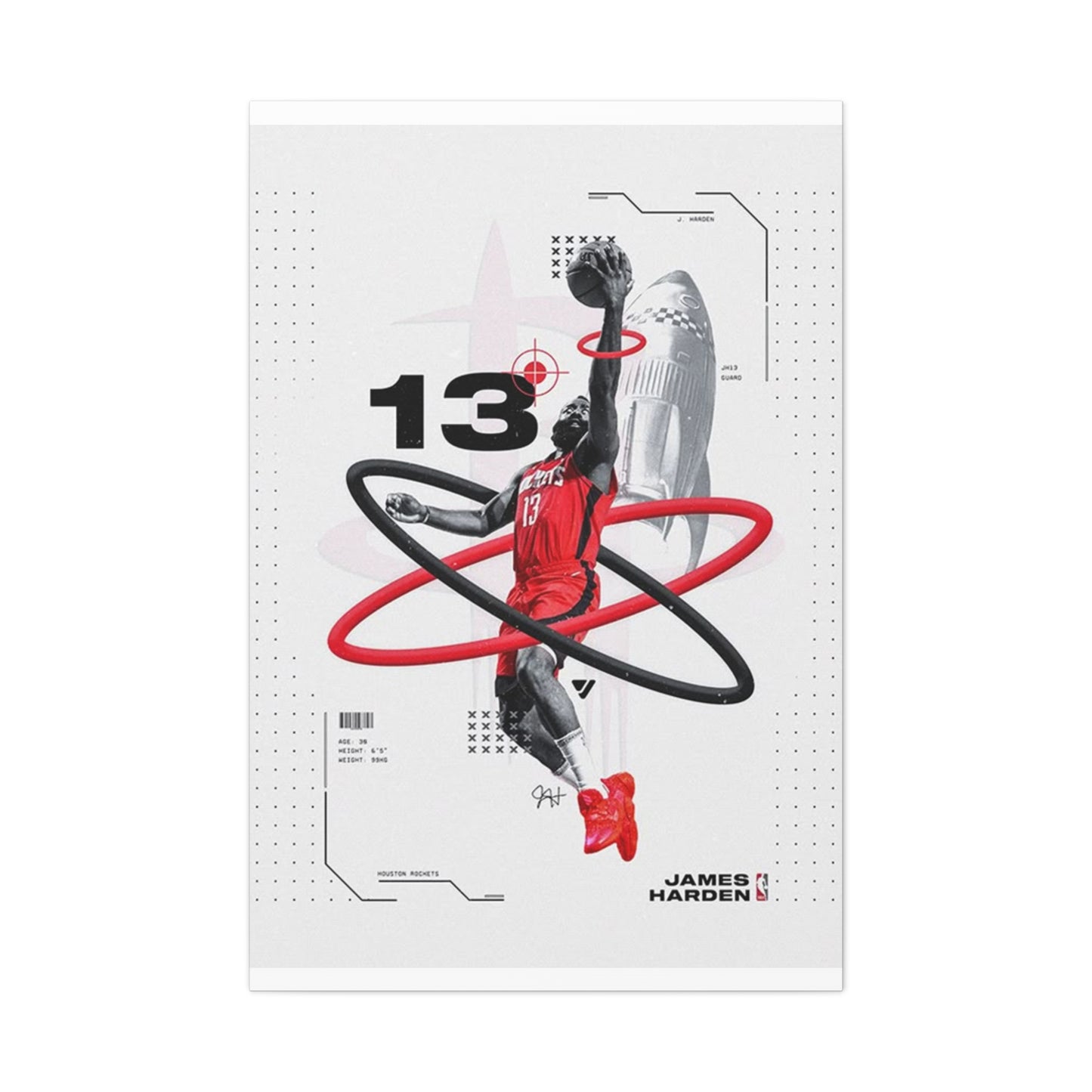 James Harden Poster Wall Art & Canvas Prints