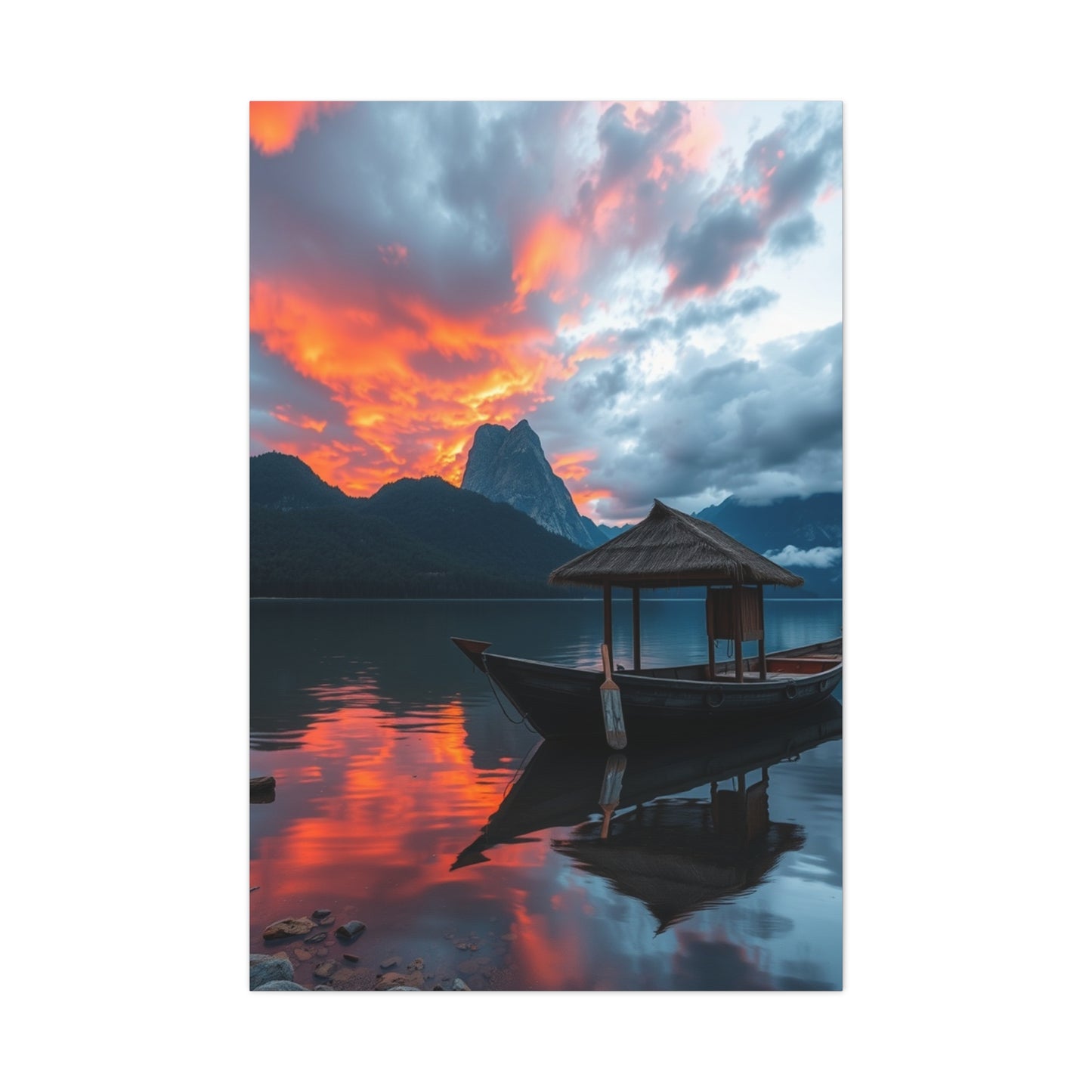 Luminous Ripples Portrait Wall Art & Canvas Print