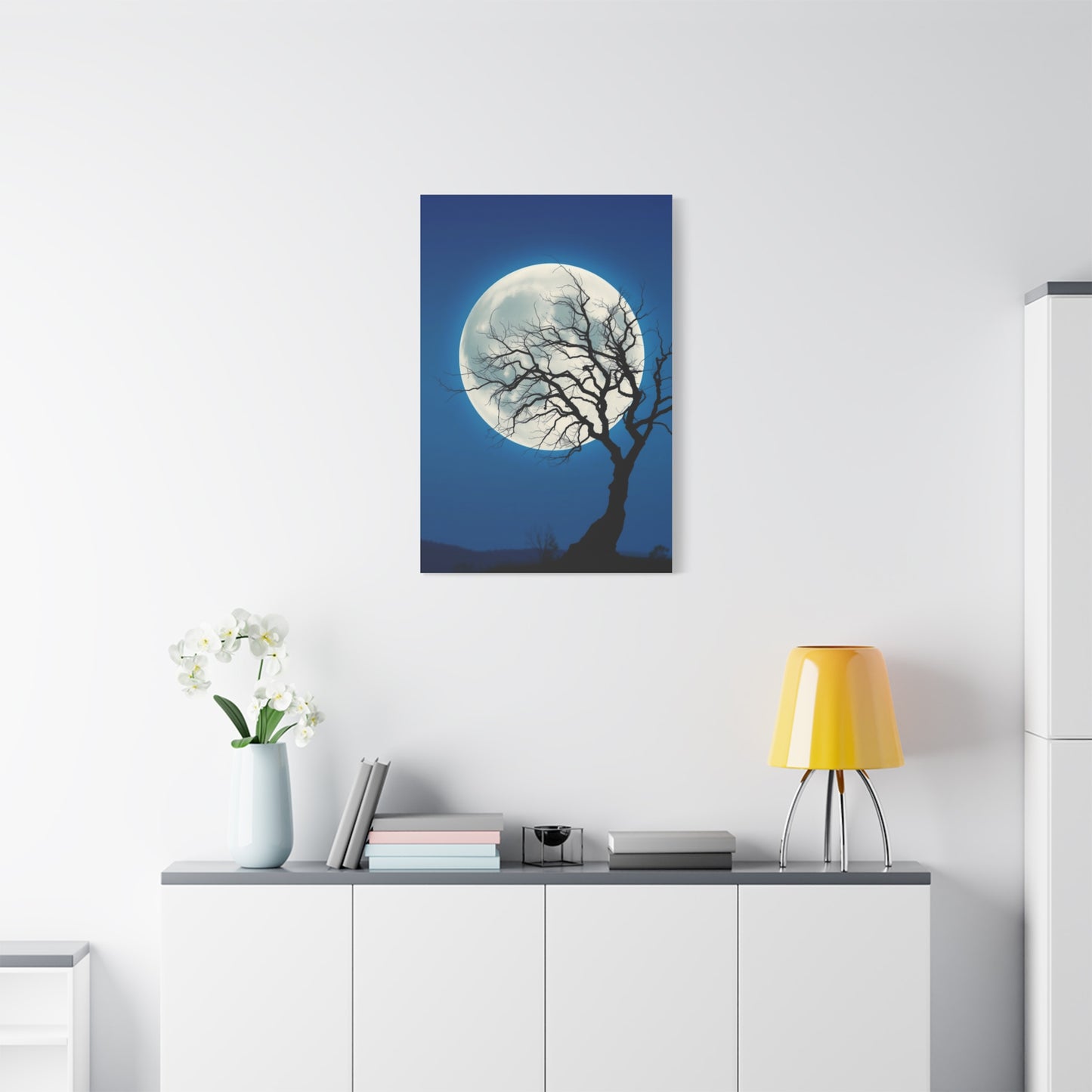 Vision Full Moon Art Art Wall Art & Canvas Print