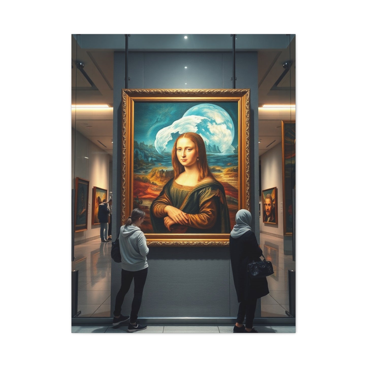 Polished Visionary Landscape Wall Art & Canvas Print