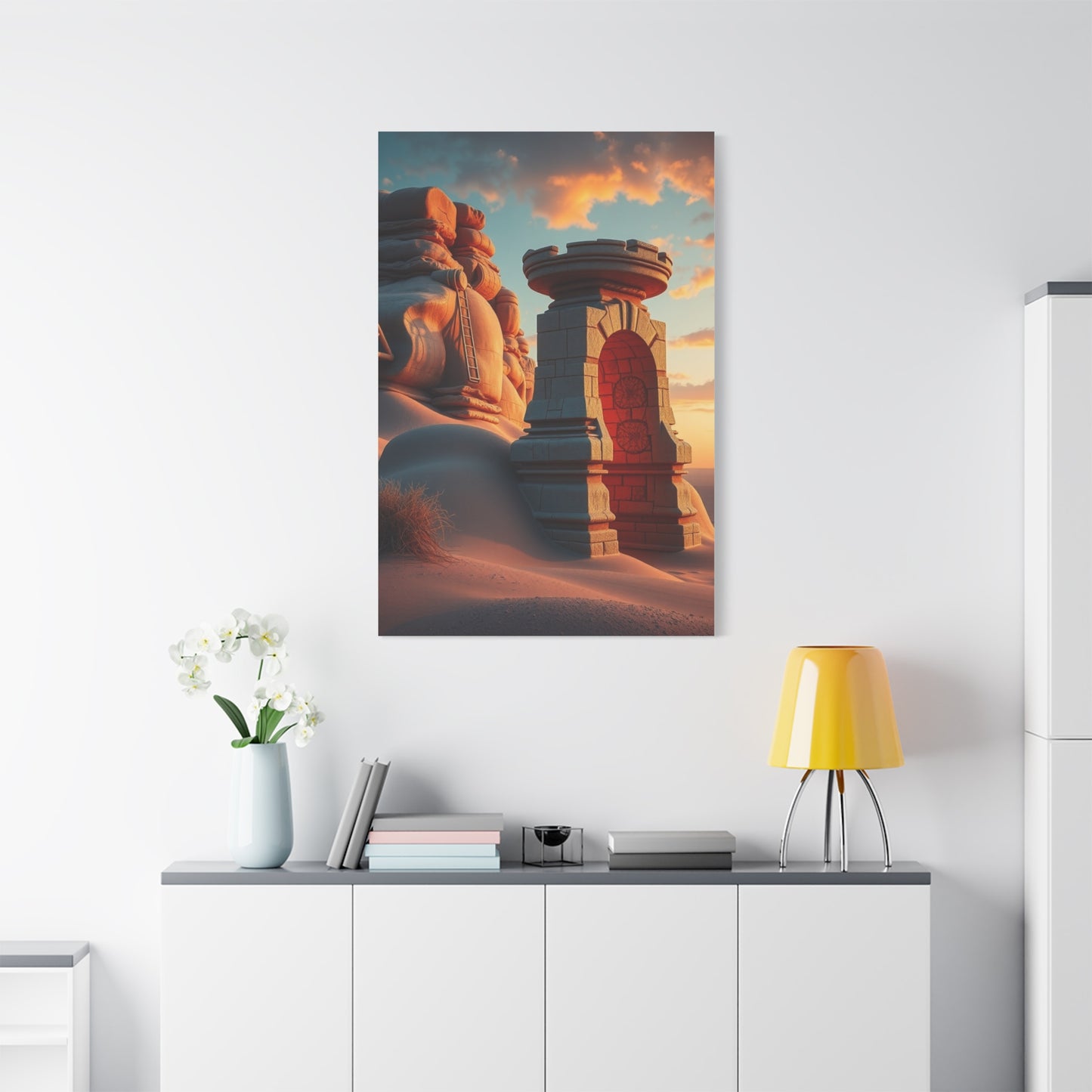 Starlit Dune Panorama Wall Art & Canvas Print