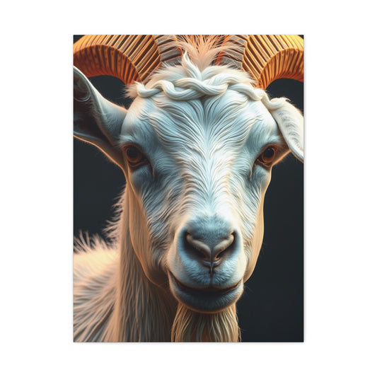 Caprine Elegance Canvas Wall Art & Canvas Print