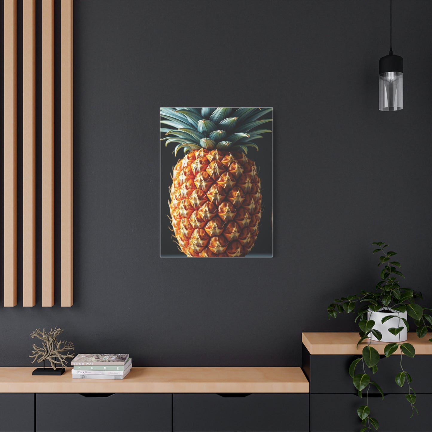 Vision Pineapple Art Art Wall Art & Canvas Print