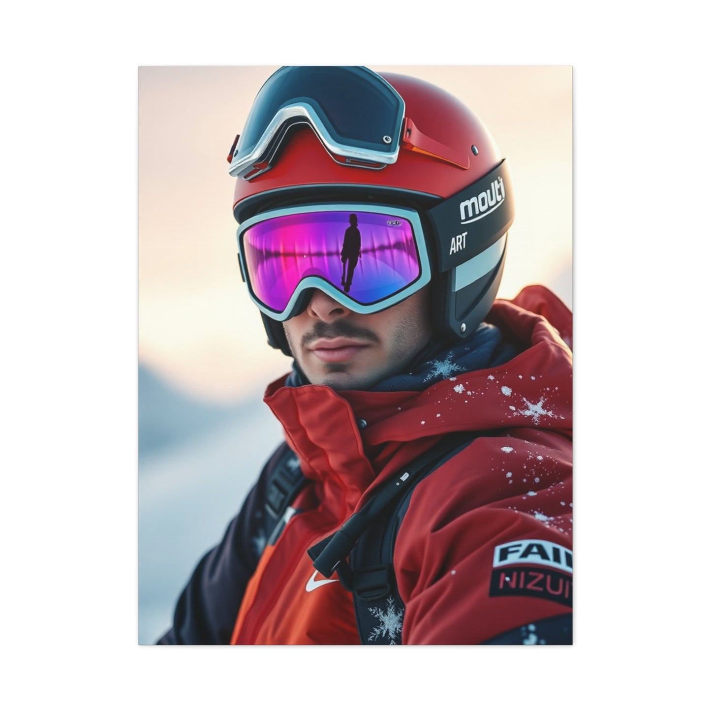 Skiing Art Refined Canvas Wall Art & Canvas Print