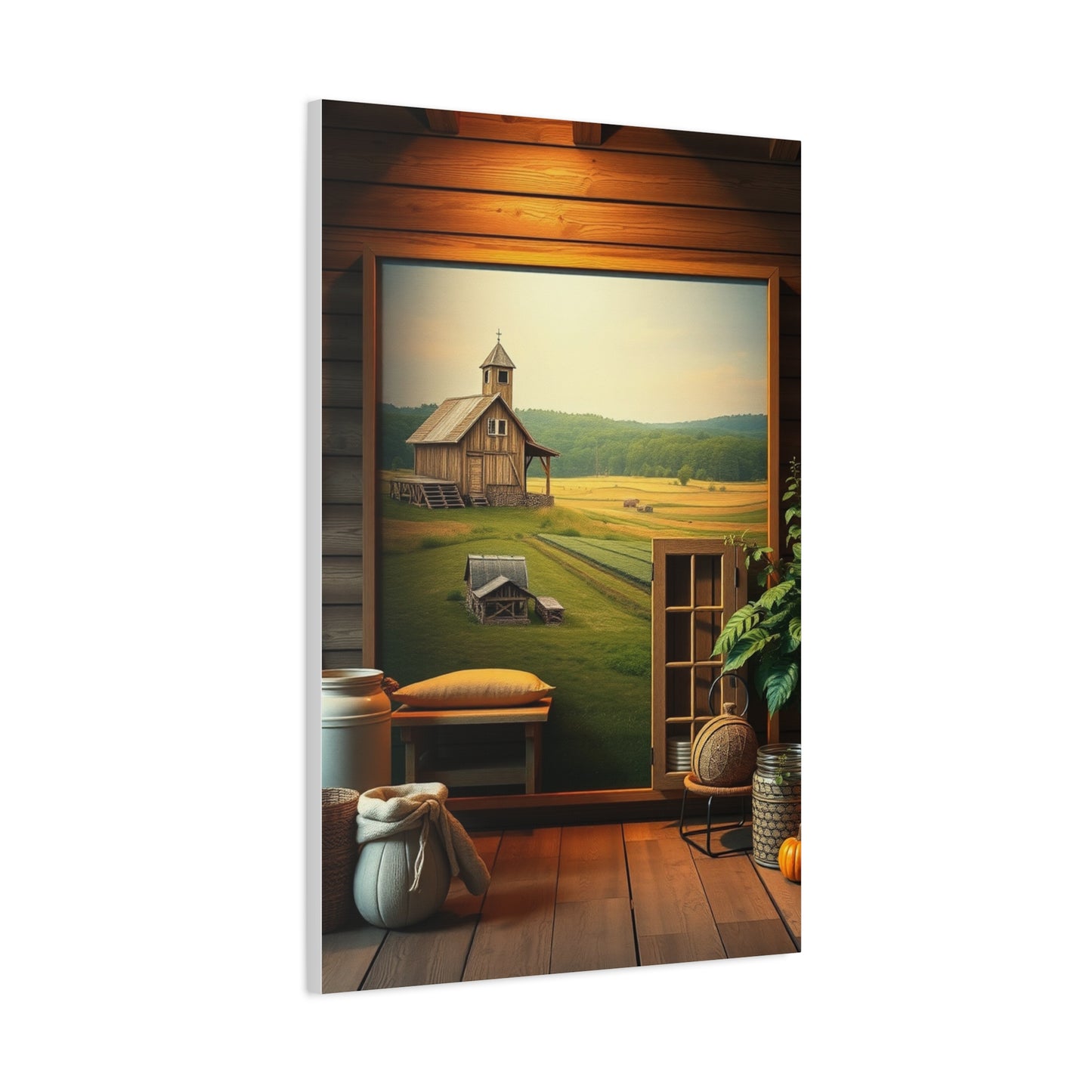 Rural Reverie Premium Print Wall Art & Canvas Print
