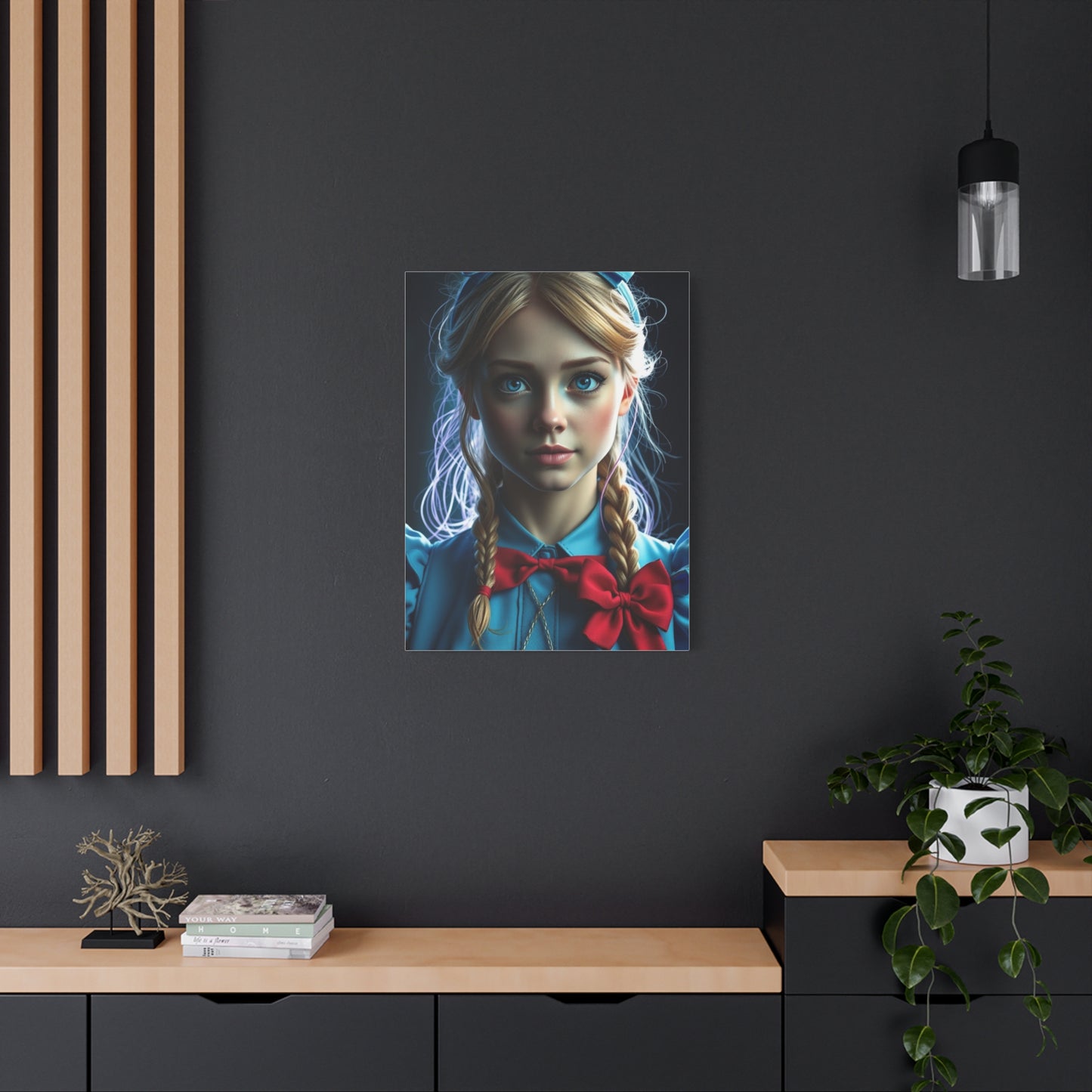 Masterpiece Alice In Wonderland Characters Art Vision Wall Art & Canvas Print