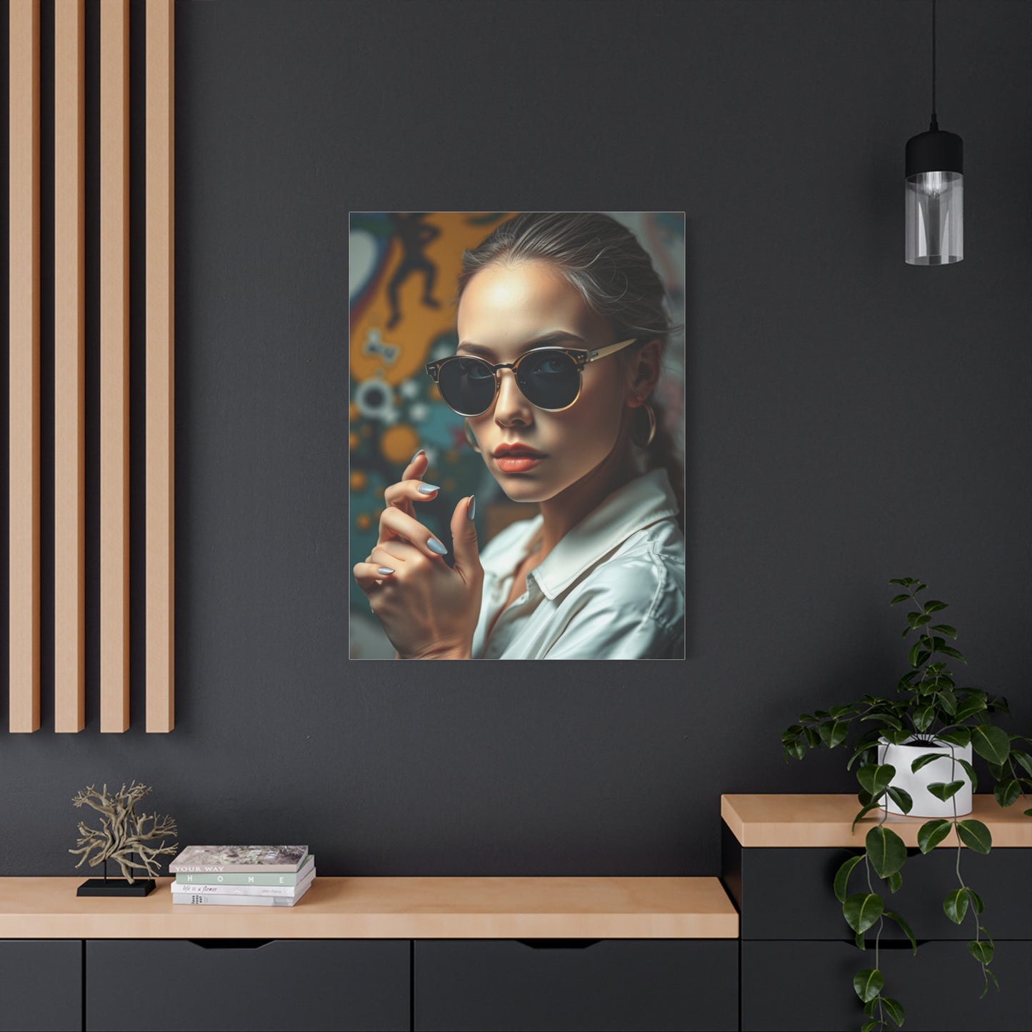 Sleek Artistic Reverie Wall Art & Canvas Print