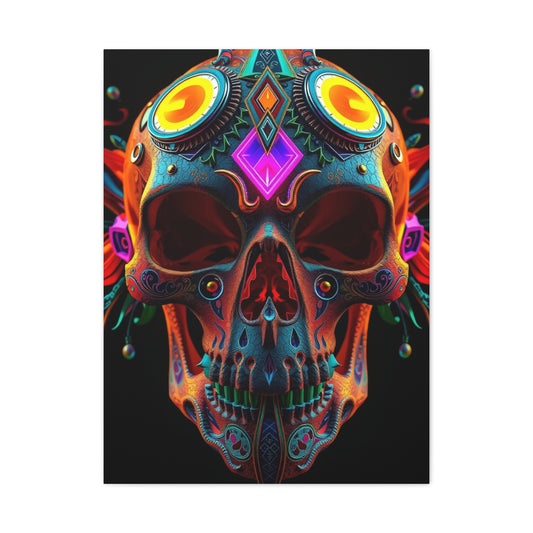 3D Trippy Skull Art By Ali Gulec Art Luxury Canvas Wall Art & Canvas Print