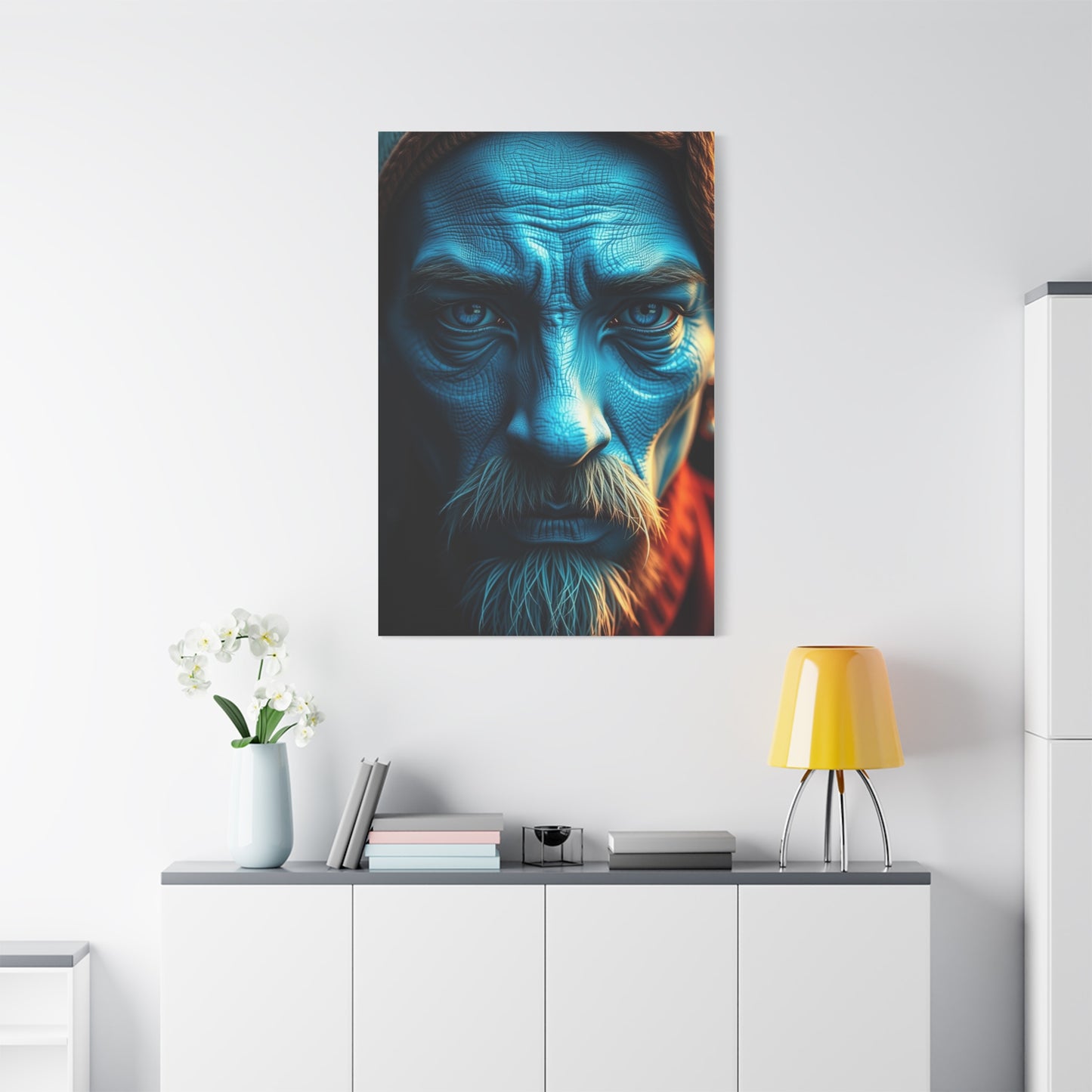 Navy Reverie Artwork Wall Art & Canvas Print