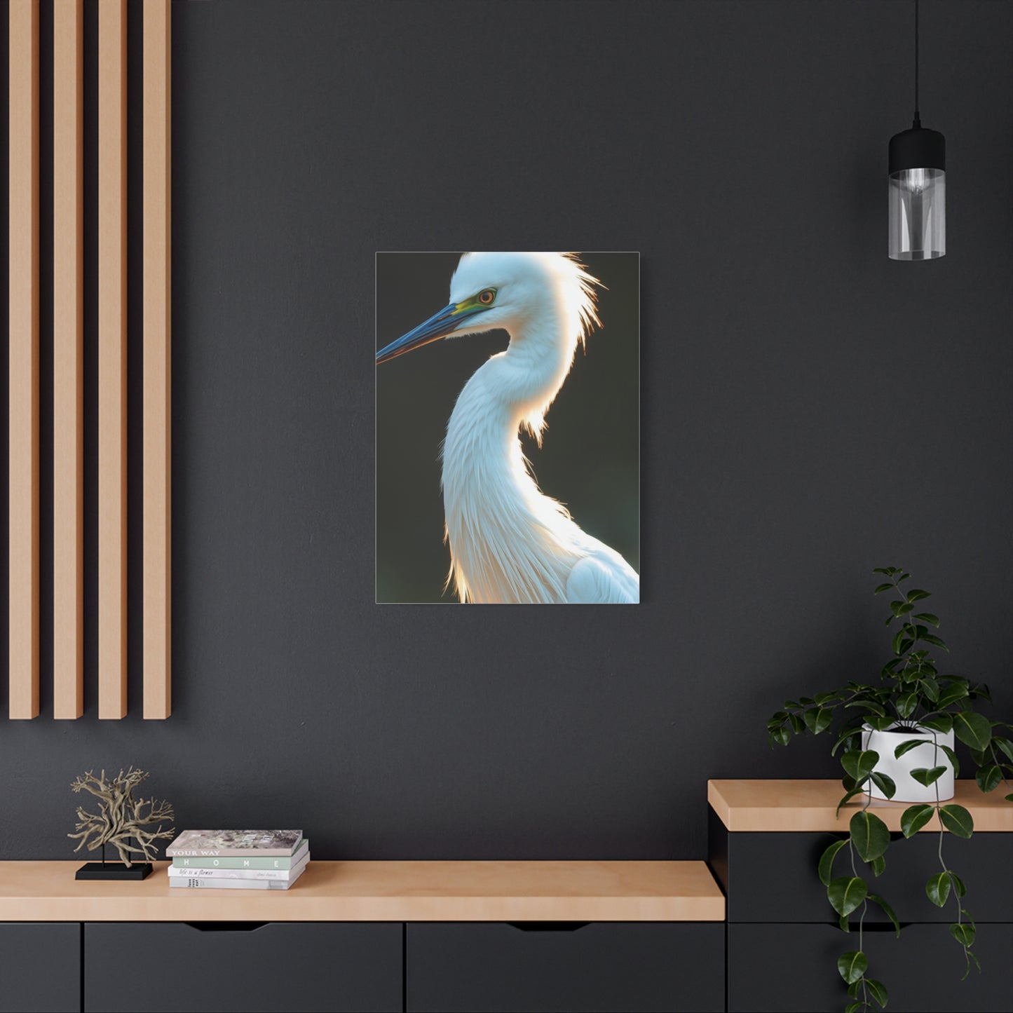 Supreme Egret Art Collection Wall Art & Canvas Print