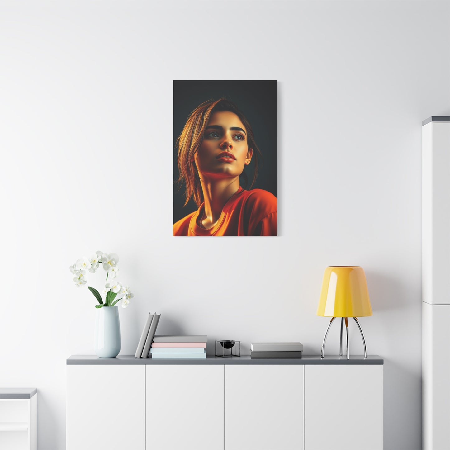 Supreme Pop of Orange Art Collection Wall Art & Canvas Print
