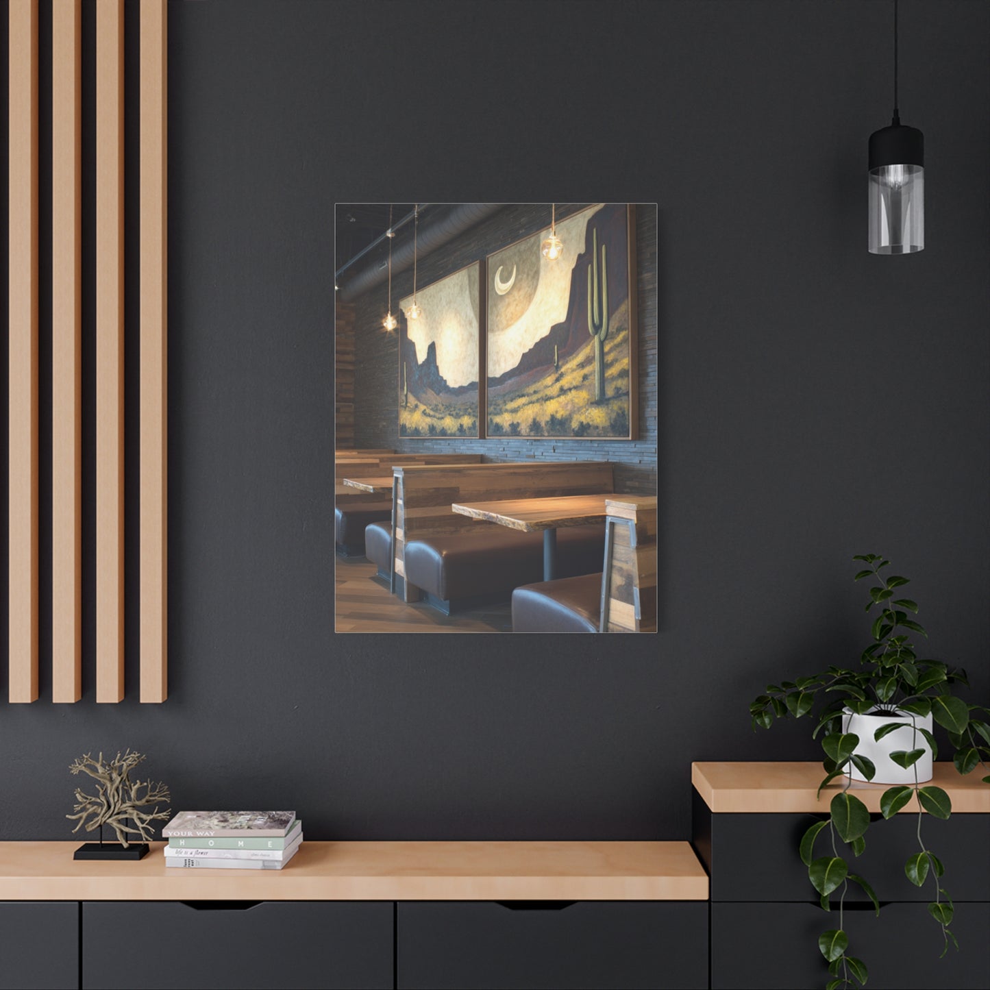 Desert Western Landscape Restaurant Wall Art & Canvas Print