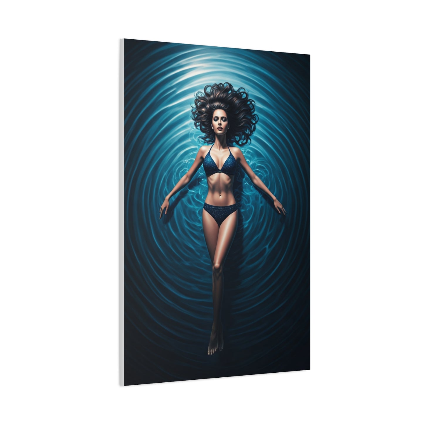 Calm Drift on Blue Water Wall Art & Canvas Prints