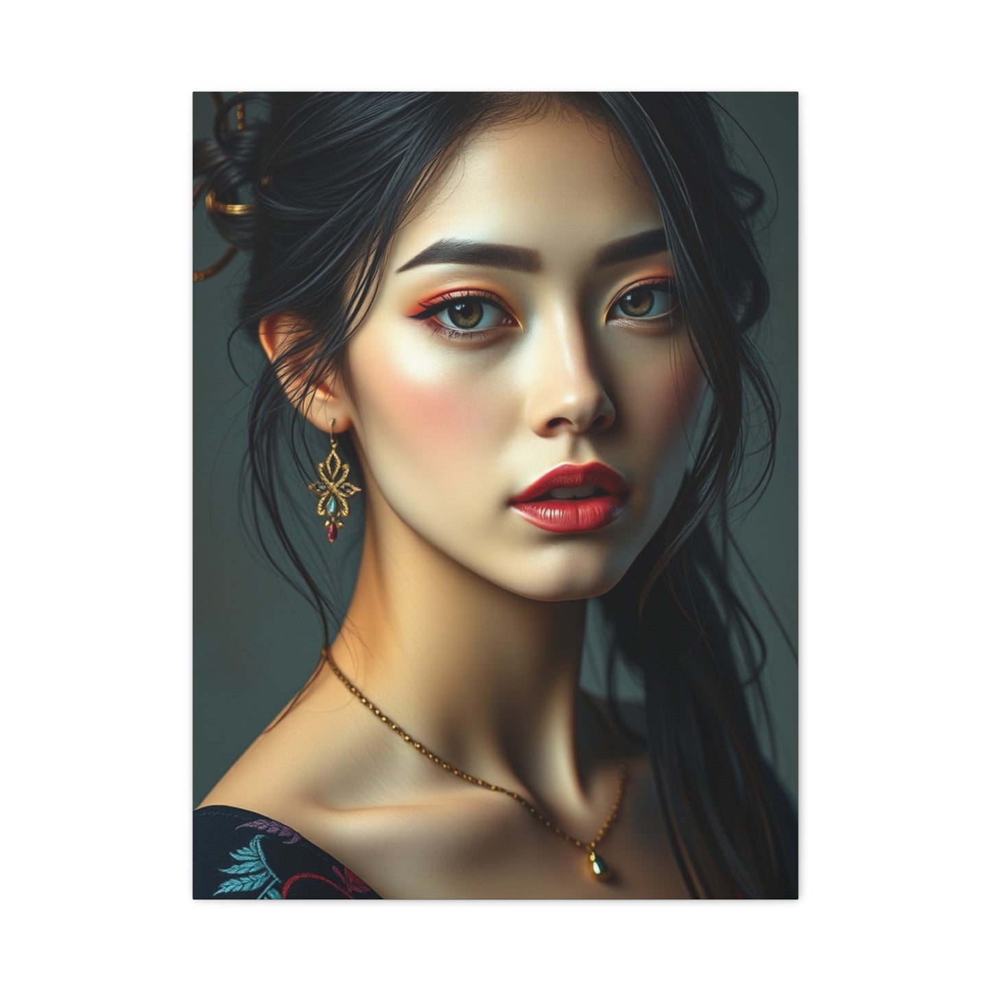 Mystical Nymph Painting Wall Art & Canvas Print