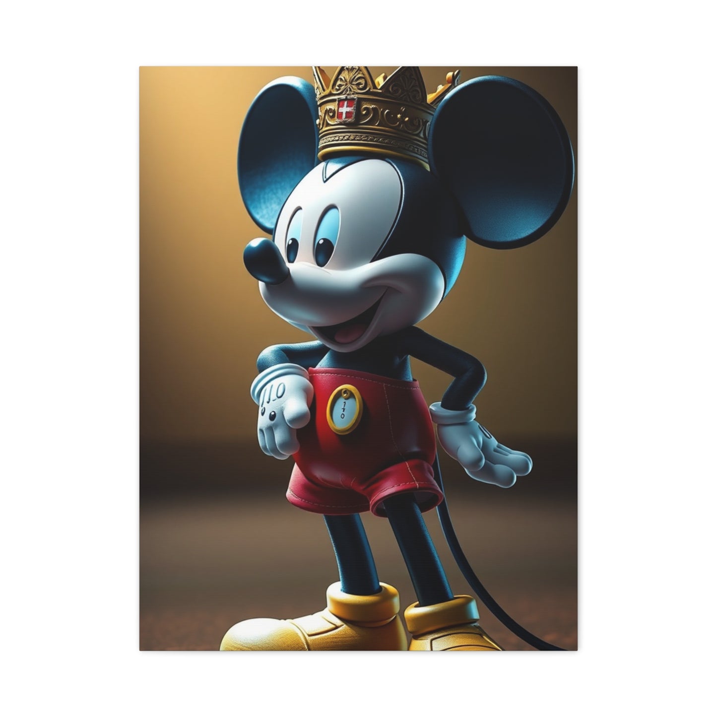 Regal Mickey Canvas Wall Art & Canvas Print