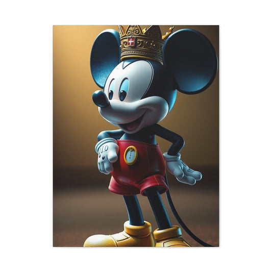 Regal Mickey Canvas Wall Art & Canvas Print