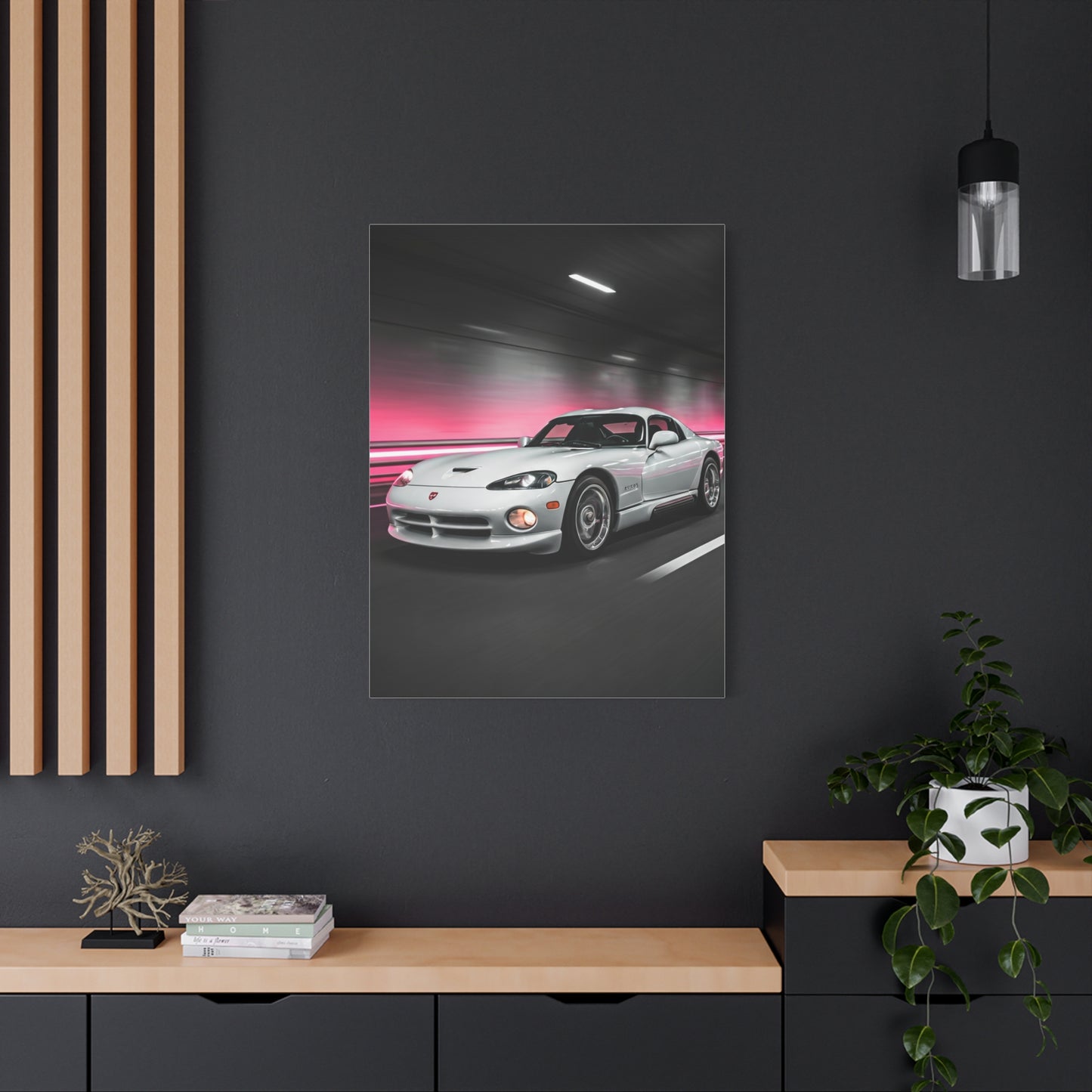 1992 Dodge Viper RT/10 Neon Tunnel Charge Wall Art & Canvas Prints