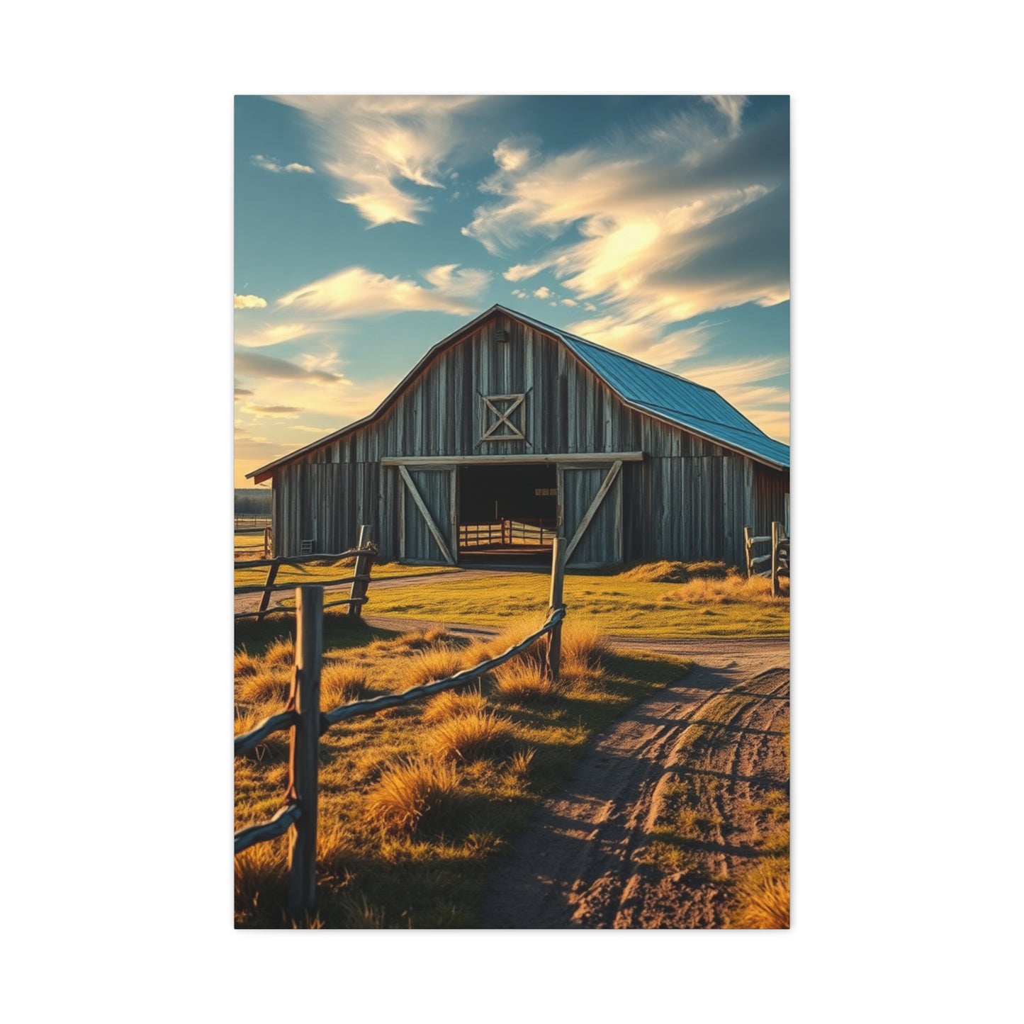 Quaint Countryside Canvas Wall Art & Canvas Print