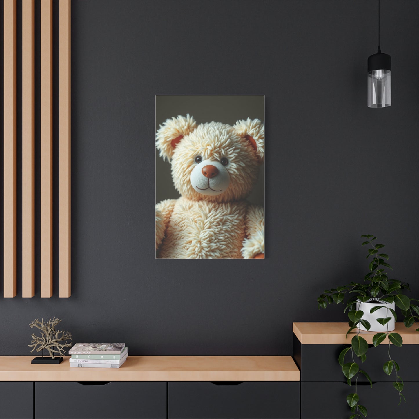 Refined Teddy Tableau Wall Art & Canvas Print