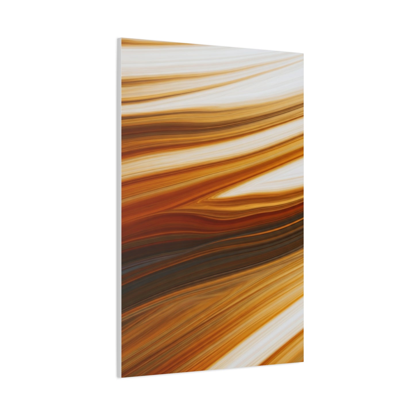Golden Earth Wave Abstract Wall Art & Canvas Prints