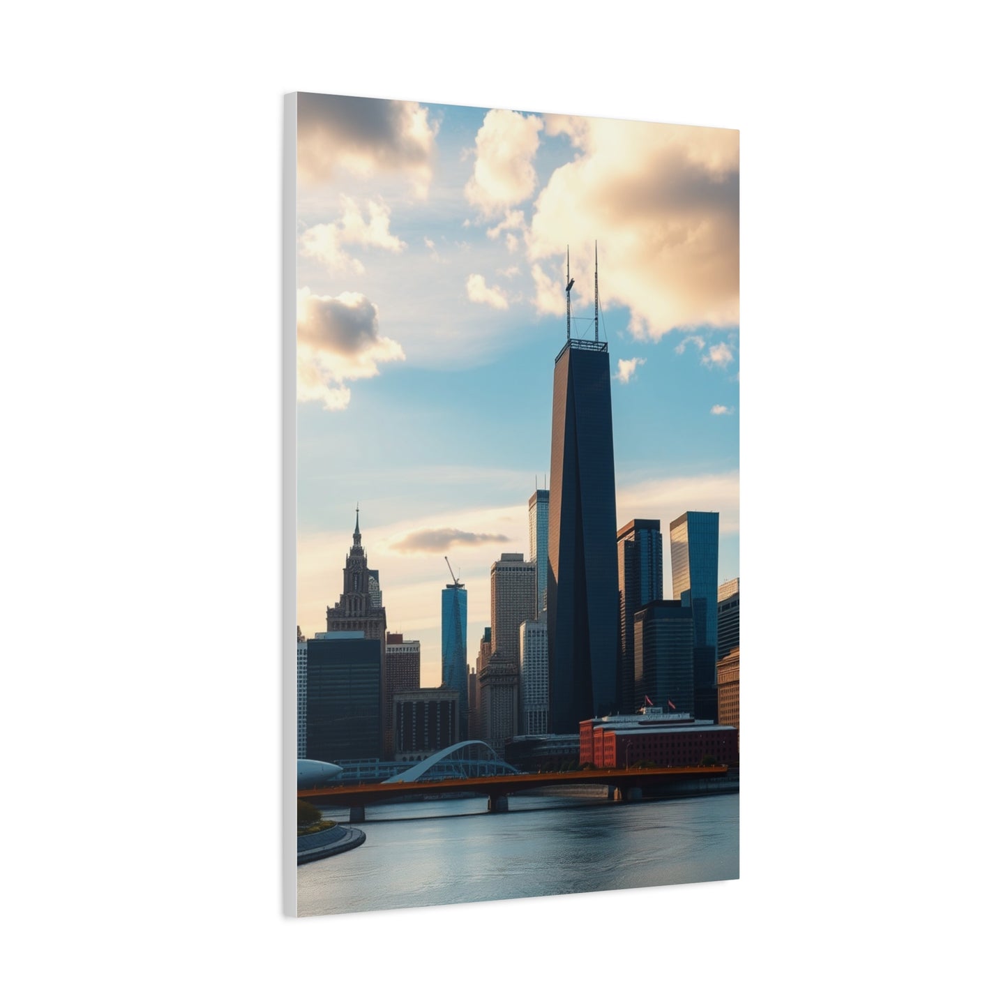 Chicago Skylines Art Luxury Canvas Wall Art & Canvas Print