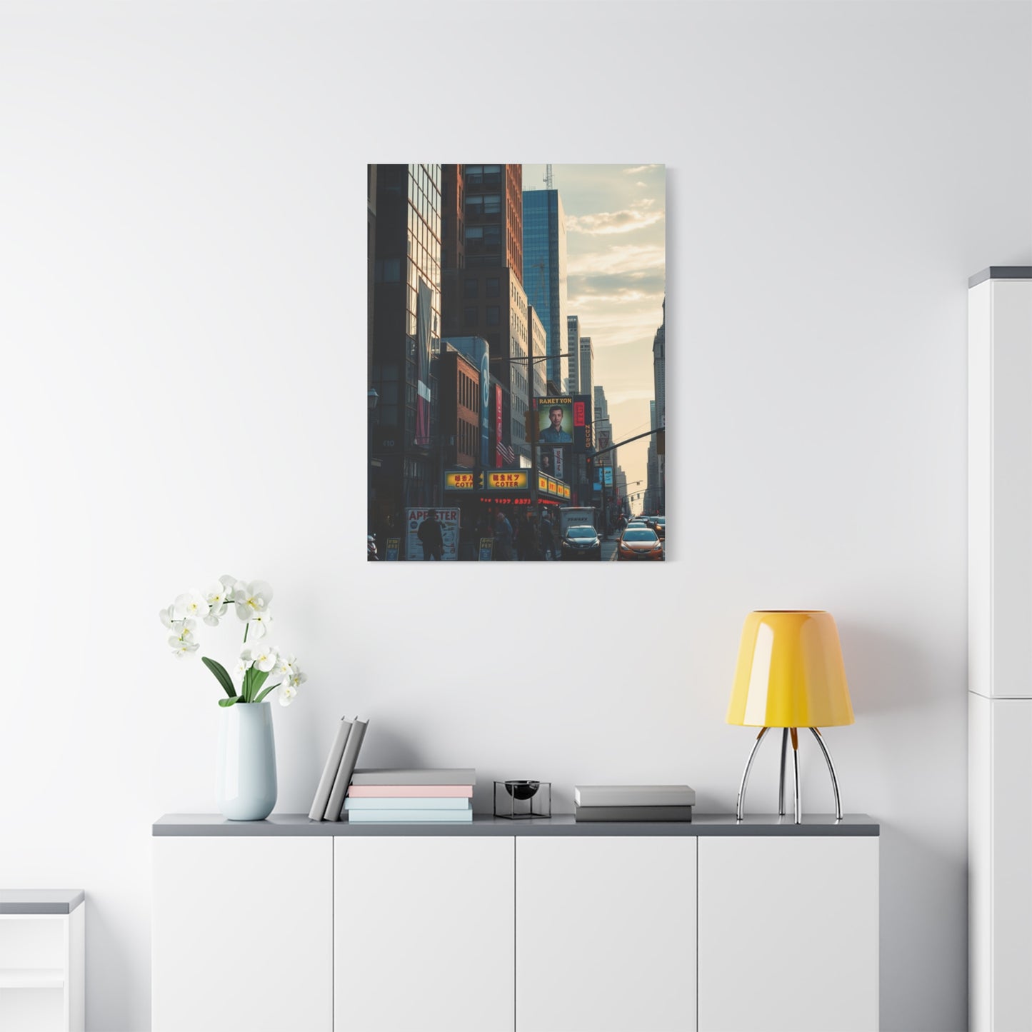 Times Square Luminosity Wall Art & Canvas Print